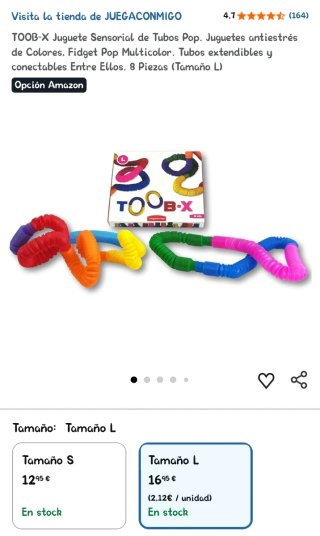 Pack Tubos Sensoriales Pop Tubes (4L + 1S)