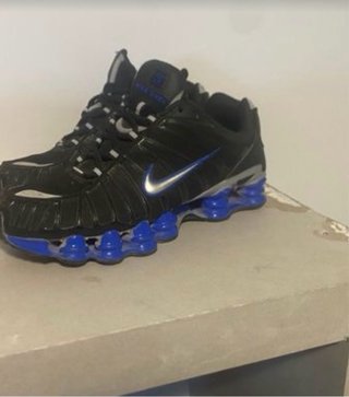 Zapatillas Nike Shox R4 Negro/Azul