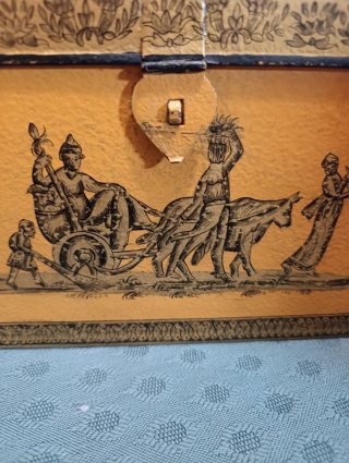 Baúl Vintage Ilustración Romana