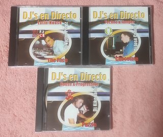 DJ's en Directo - Pack 3 CDs