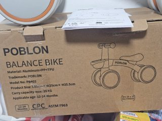 Bicicleta de Equilibrio POBOLN PB402
