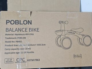 Bicicleta de Equilibrio POBOLN PB402