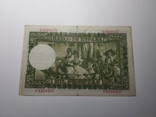 Billete 1000 Pesetas 1951 Joaquín Sorolla Serie C