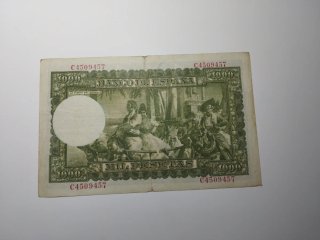 Billete 1000 Pesetas 1951 Joaquín Sorolla Serie C