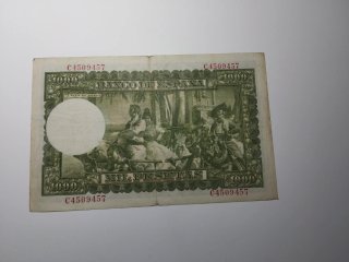 Billete 1000 Pesetas 1951 Joaquín Sorolla Serie C