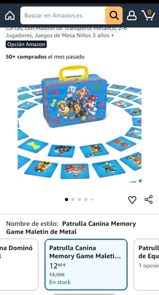 Maletín Juego Memoria Patrulla Canina