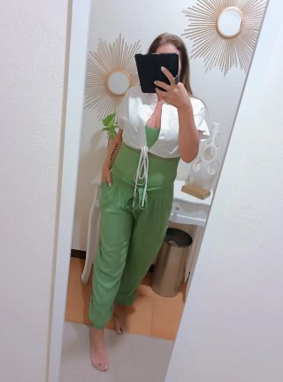 Camicia bianca donna corta manica 1/2