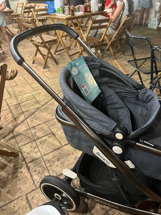 NUEVO Carro de bebé capazo + silla + saco azul,