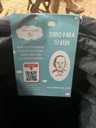 NUEVO Carro de bebé capazo + silla + saco azul,