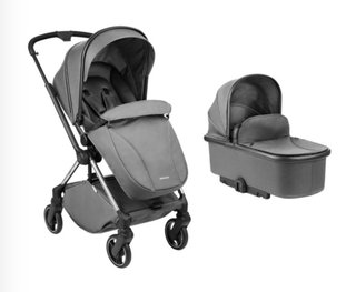 NUEVO Carro de bebé capazo + silla + saco azul,