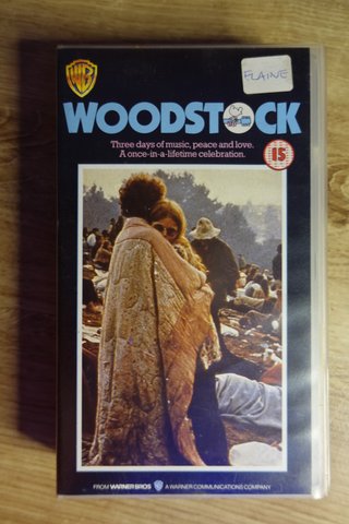 Woodstock VHS Warner Jimi Hendrix The Who