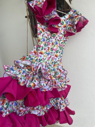 Traje Flamenca Niña Estampado
