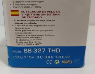 Secador Pelo Plegable Viaje