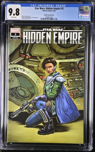 Comic gradeado CGC 9.8 - Star Wars Hidden Empire 3