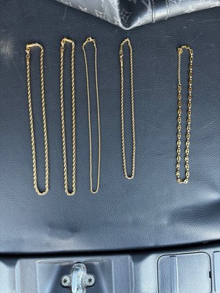 Cadenas Bañadas en Oro 3 por el precio de dos