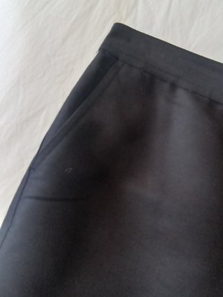 Falda Ralph Lauren Negra Botones