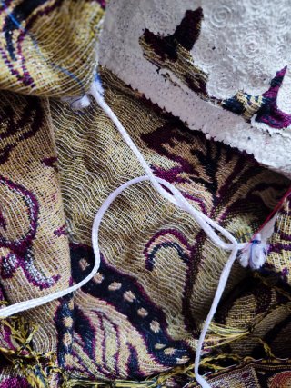 Caftán túnica multicolor talla única