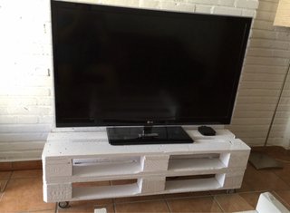 Mueble TV Palets Blanco