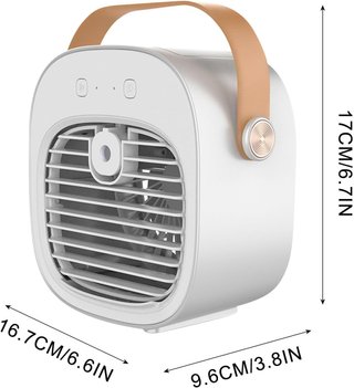 SIN ABRIR 2 en 1 Mini Ventilador y Humidificador