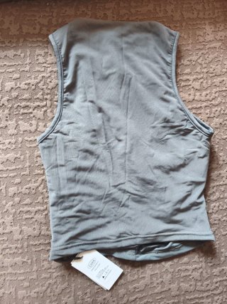 Top Cider fruncido gris talla xs