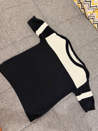 Jersey Verano Rayas Blanco y Negro