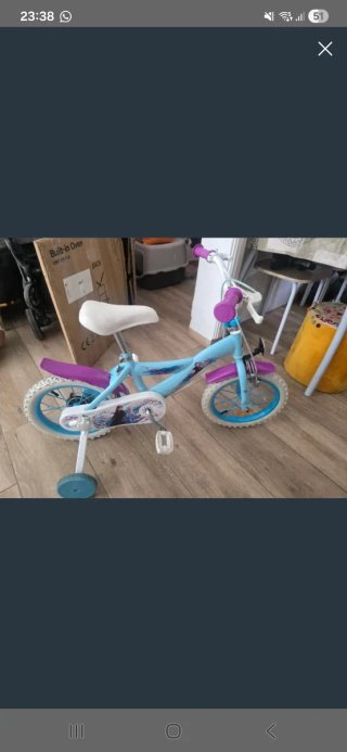 Bicicleta Frozen Niña