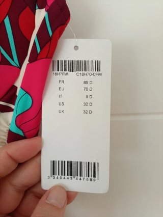 Bañador Chantelle con aros copa EU 70D