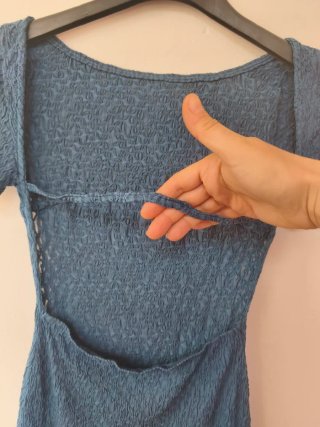 Vestido Cider azul talla xs