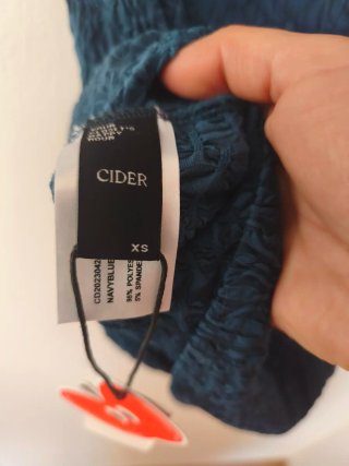 Vestido Cider azul talla xs