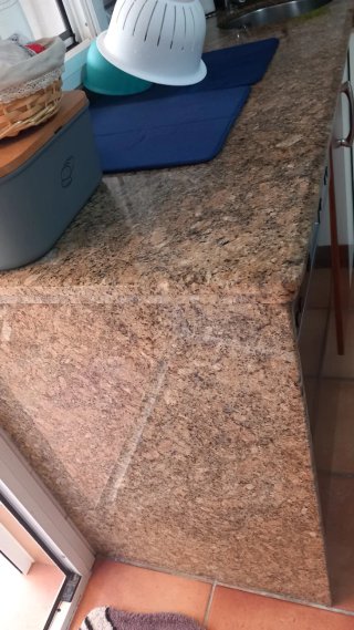 Muebles altos y bajos de cocina y encimera