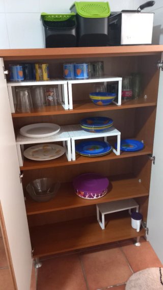 Muebles altos y bajos de cocina y encimera