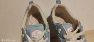 Zapatillas deportivas Kelme mujer azul y rosa