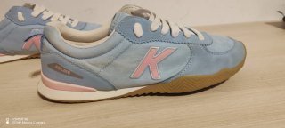 Zapatillas deportivas Kelme mujer azul y rosa