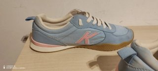 Zapatillas deportivas Kelme mujer azul y rosa
