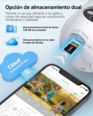 Camara vigilancia Wi-Fi exterior solar