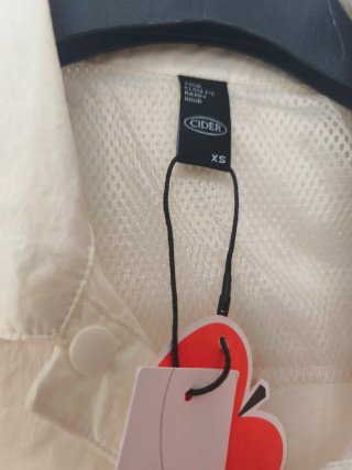 Camisa CIDER tela chubasquero XS