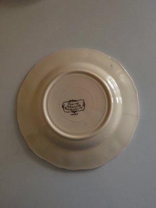 Antiguo juego de merienda Sarreguemines Obernai