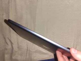 Tablet con cover blu