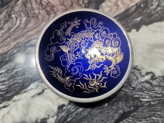 Set Fumador Vintage Plata de Ley Dragón
