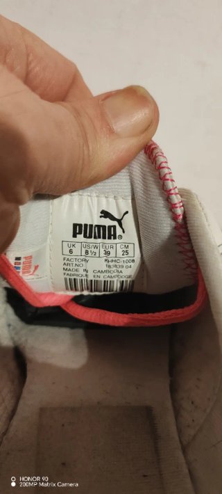 Zapatillas deportivas Puma mujer blancas y rosas