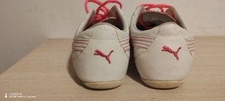 Zapatillas deportivas Puma mujer blancas y rosas