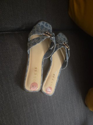 Sandalias Guess Vaquera Azul Talla 37.5
