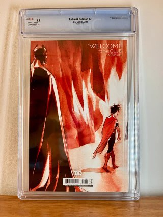 Comic gradeado CGC 9.8 - Robin & Batman #2 de 2022