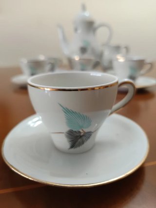 Juego de café de porcelana
