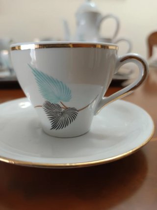 Juego de café de porcelana