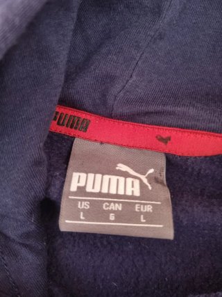 Sudadera Puma Azul y Blanca