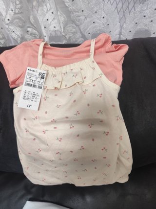 Peto y camiseta Kiabi niña