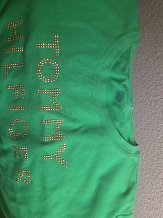 Vestido Tommy Hilfiger Verde Talla M