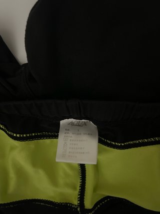 Mallas deportivas hombre T.L negro/amarillo