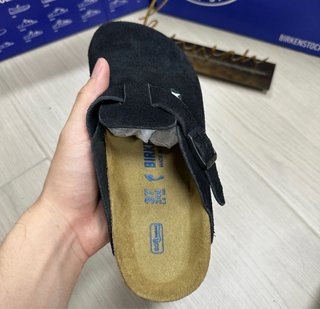 Sandalias Birkenstock Negras Suede
